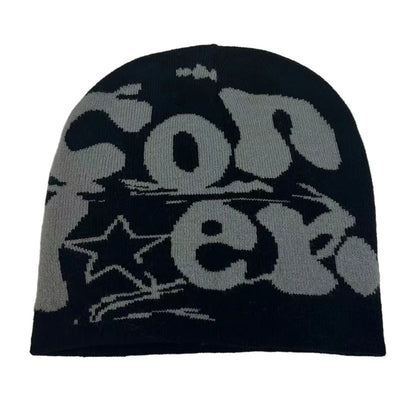 Y2k Beanie Hat Slouchy Beanie Vintage Beanie Warm Beanie