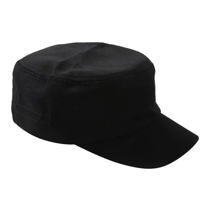Solid Color Unisex Hats Simple Casual Sunshade Flat Top Hat