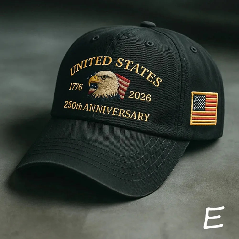 United States 250th Anniversary Hat Printed Baseball Cap