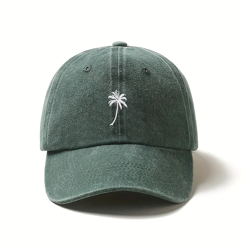 1pc Retro Washed Embroidered Baseball Caps for Women