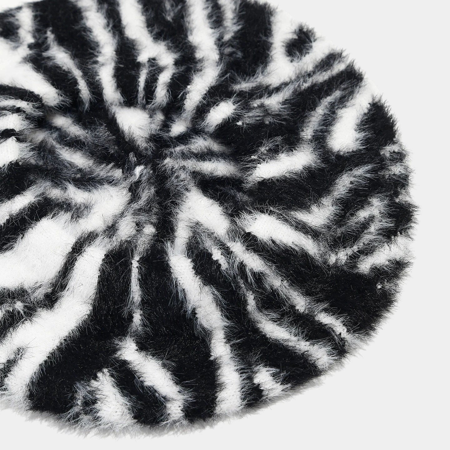 Women's Beret Autumn/Winter Zebra Striped Painter Hat