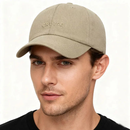 Unisex Baseball Cap Korean Style Trendy Streetwear Letter Embroidered Versatile Dad Hat