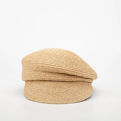 Summer High Quality Handmade Raffia Women Visor