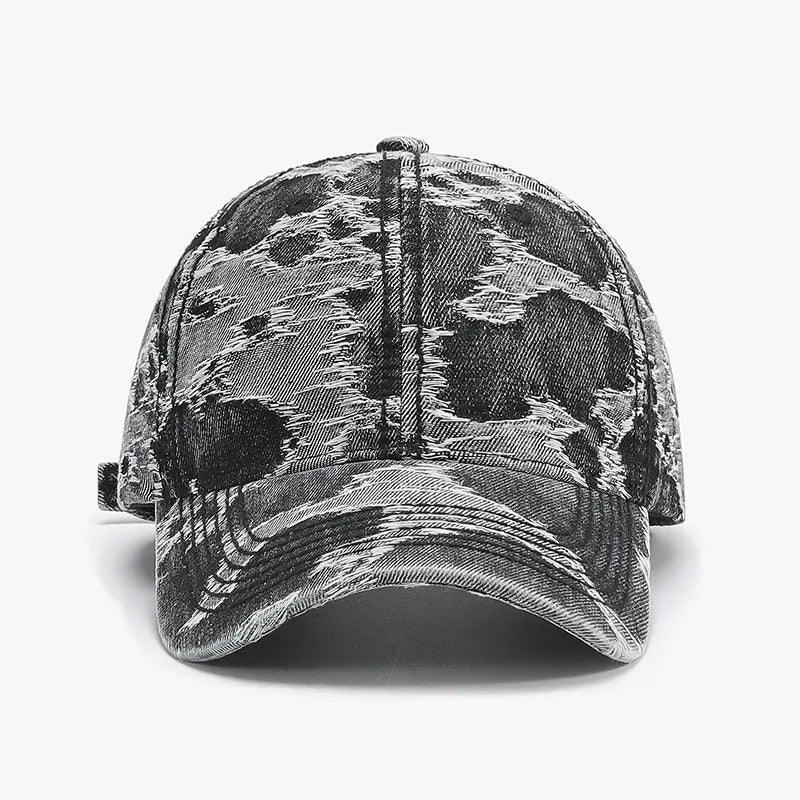 Vintage Washed Tie-Dye Baseball Cap For Men Women