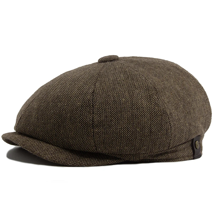 Spring Autumn Casual Beret Men Fashion Retro Newsboy Cap