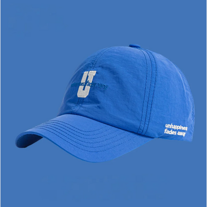 Baseball Cap Curved Brim Mesh Waterproof Embroidery Letter Hat