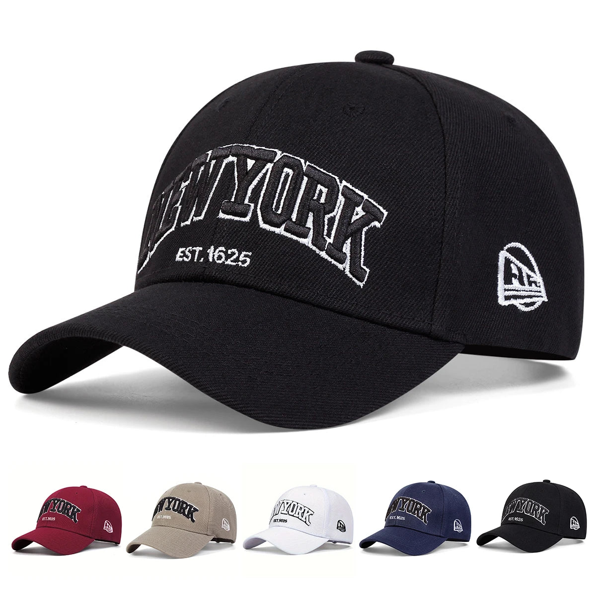 New York Letter Embroidery Baseball Caps Autumn Outdoor Adjustable Casual Hats Sunscreen Hat