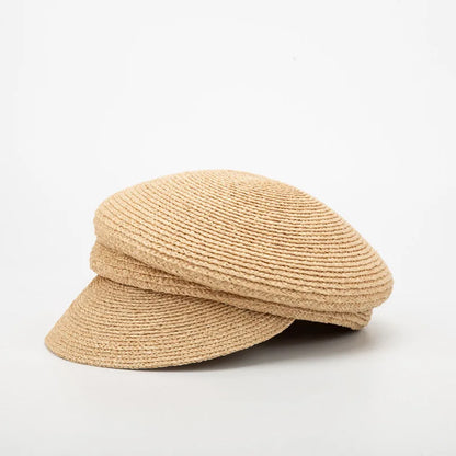 Summer High Quality Handmade Raffia Women Visor