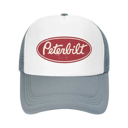 Peterbilt Truck Racing Men Mesh Baseball Caps