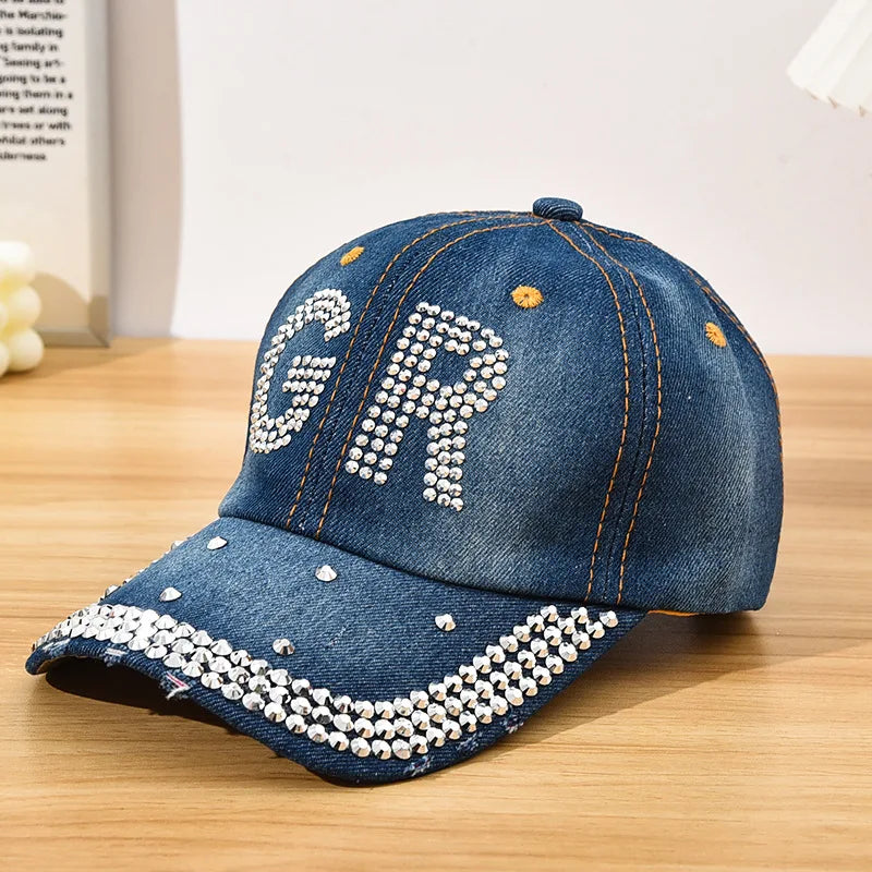 Diamond-Encrusted Baseball Cap