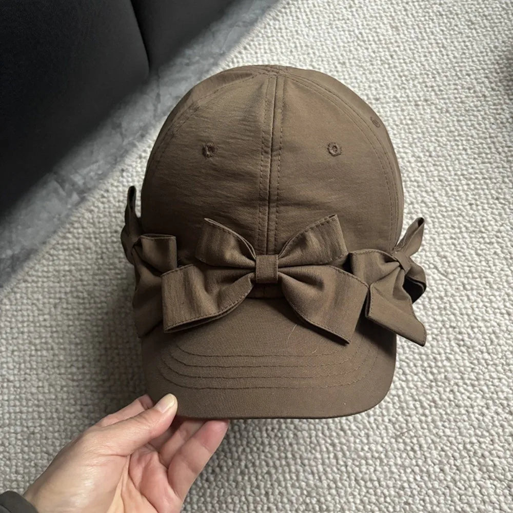 Sweet Lightweight Bowknot Baseball Caps