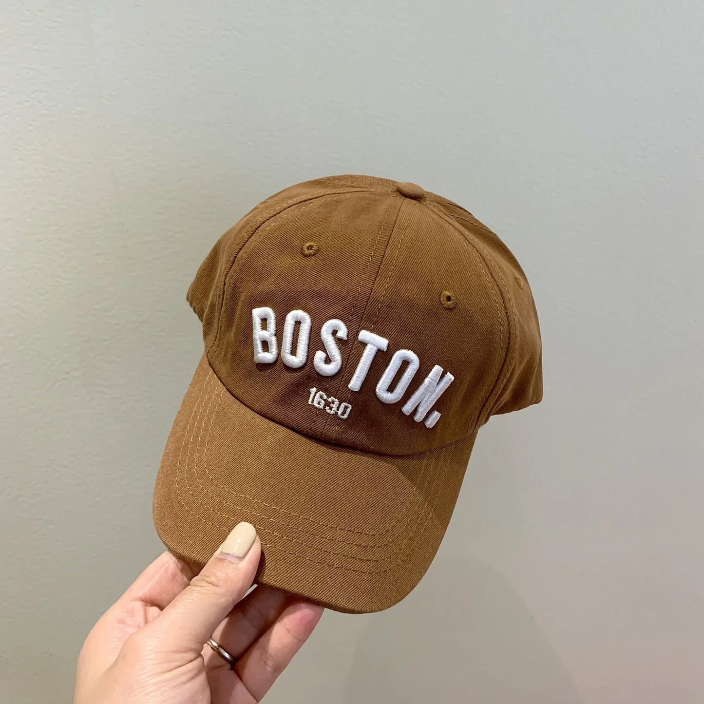 Solid Letter Kids Baseball Cap Embroidery Children Girls Boys Sun Hat