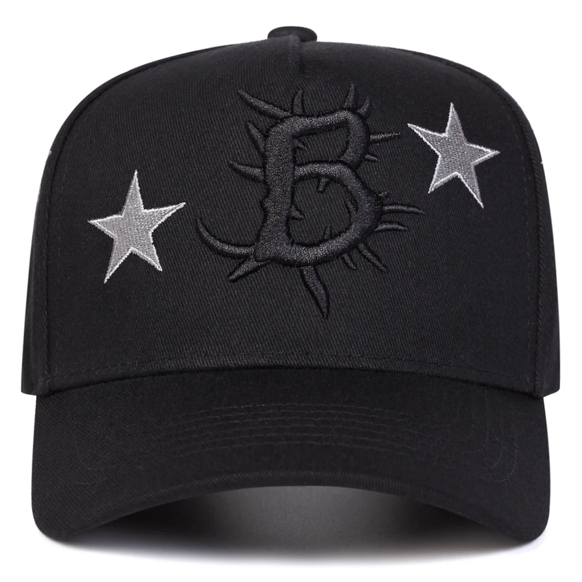 Unisex B Stars Embroidery Baseball Caps Spring Autumn Outdoor Adjustable Casual Hats Sunscreen Hat Sports Cap