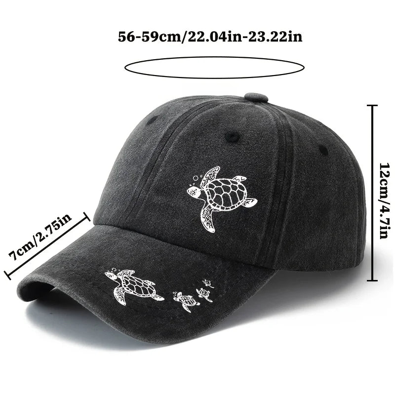 A Stylish Printed Baseball Cap For Both Men And Women