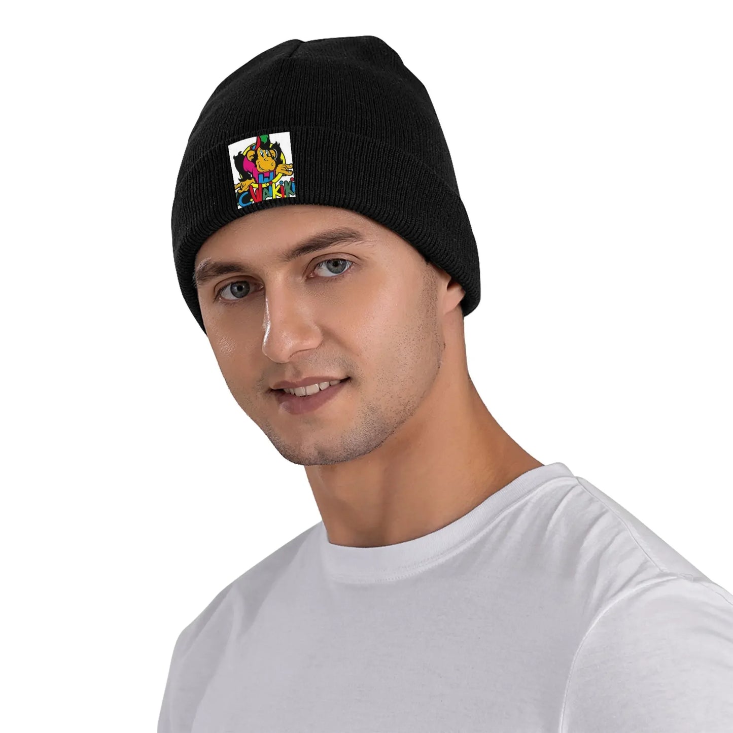 Monkey Lc Waikiki Singe Warm Knitted Cap Winter Knit Bonnet Hat
