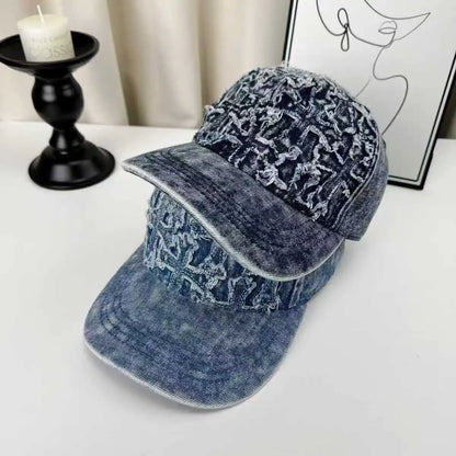 Trendy & Cool Distressed Denim Baseball Cap
