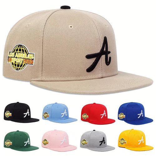 Unisex Gothic Letter Embroidery Hip-hop Hats Outdoor