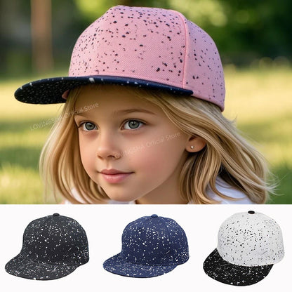 Spring Summer Baby Dots Design Cap Boy Baseball Cap 3-8 Years Kids