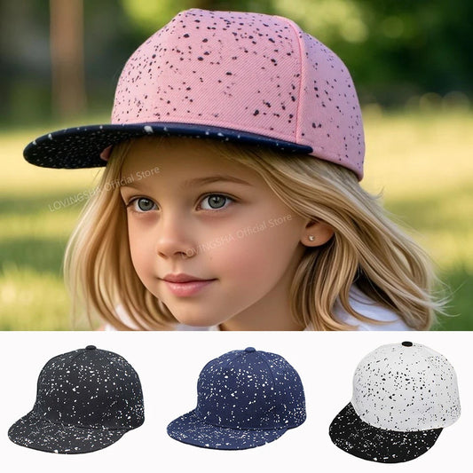 Spring Summer Baby Dots Design Cap Boy Baseball Cap 3-8 Years Kids