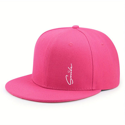 Lettered Smiley Face Print Stylish Baseball Cap