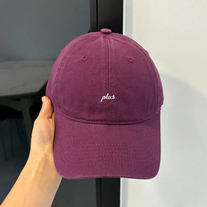 Spring Summer Embroidered Letter Baseball Cap