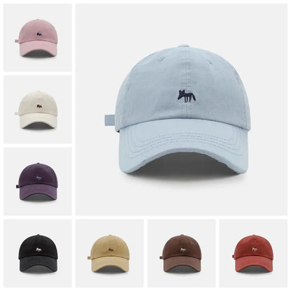Fashion Embroidered Embroidery Baseball Cap Peaked Cap Cotton