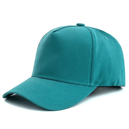 Style Unisex Fashion Solid Color Five Panel Style Baseball Cap