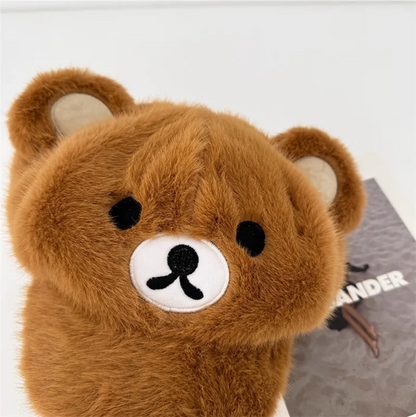 Bear Beret Hat Gorra Cute Fashion Winter Octagonal Hat For Women