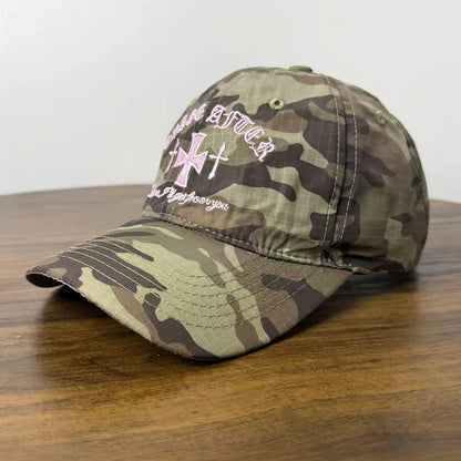 2026 New Summer Fashion Camouflage Plaid Baseball Cap