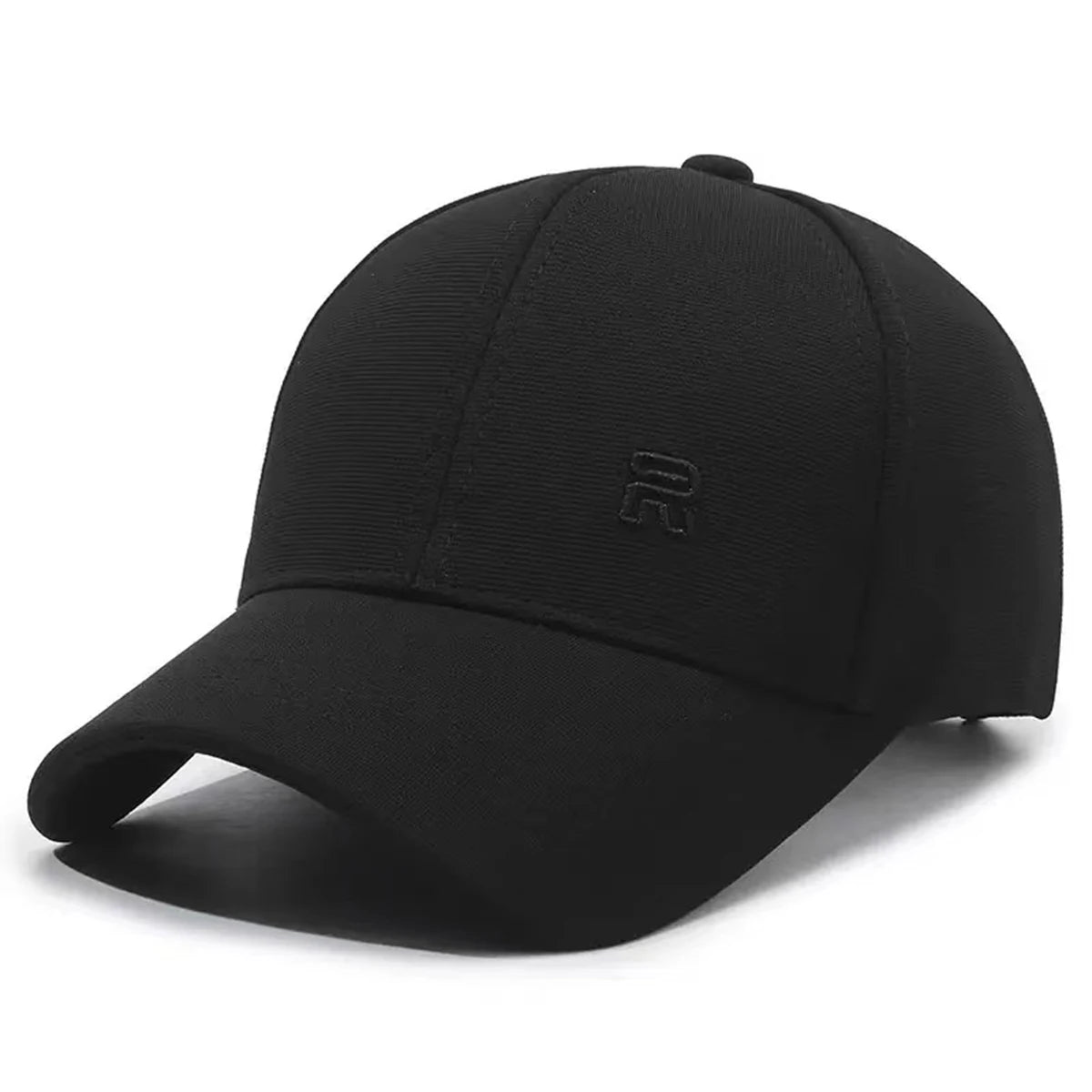 Unisex R Letter Embroidery Baseball Caps Spring Autumn Outdoor