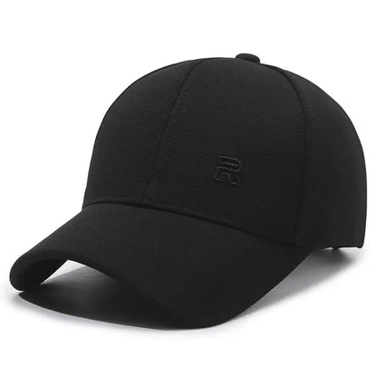 Unisex R Letter Embroidery Baseball Caps Spring Autumn Outdoor