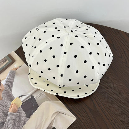 Summer Retro Women's Polka Dot Beret
