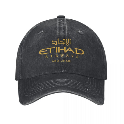 Etihad Airways Fashion Baseball Cap Peaked  Men's Hat Women's