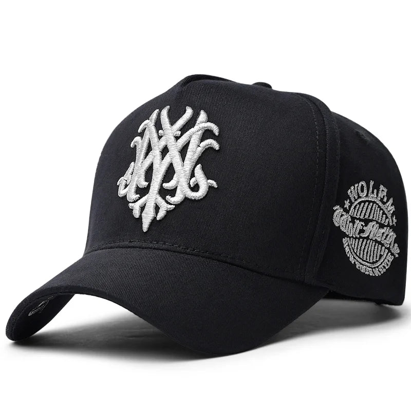 5 Panels Baseball Caps Big Head Men Oversize Large Snapback Hat Dad Fishing Sun Hats Women Cotton