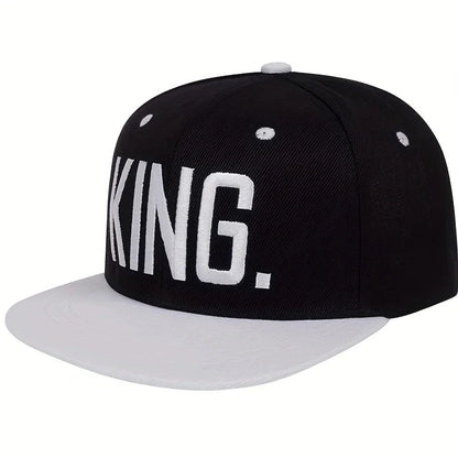 Unisex King Letter Embroidery Baseball Hats Spring Autumn