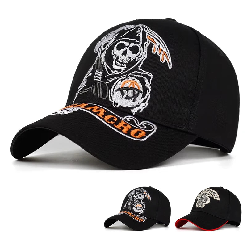 Unisex Samcro Embroidery Baseball Caps Outdoor Spring and Autumn