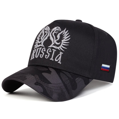 Unisex Russia Embroidery Baseball Caps Spring Autumn