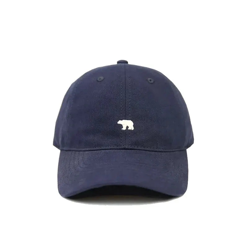 Cartoon Polar Bear Embroidery Baseball Cap For Women Men