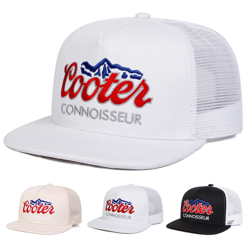 Unisex Cooter Letter Embroidery Hip-hop Net Hats Spring Summer