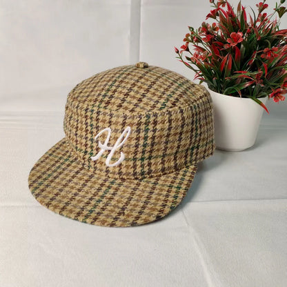 Autumn Unisex Old Money Flat Top Baseball Cap Retro