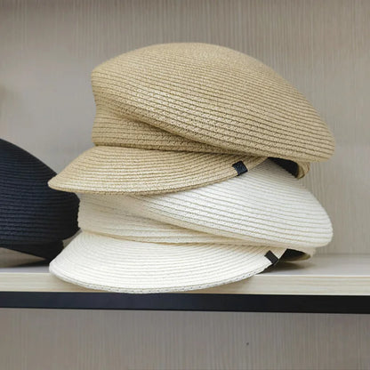 Spring Summer Japanese Hat Fashion Equestrian Straw Hat