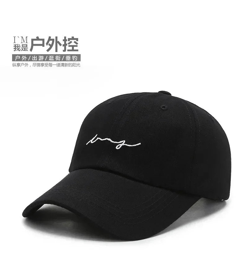 New Simple Corrugated Outdoor Sports Baseball Cap Polyester Cap New Cap Embroidery Hat