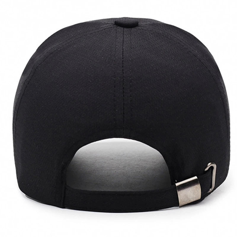 Men Solid Color Cap Outdoor Fashion Fishing Baseball Cap