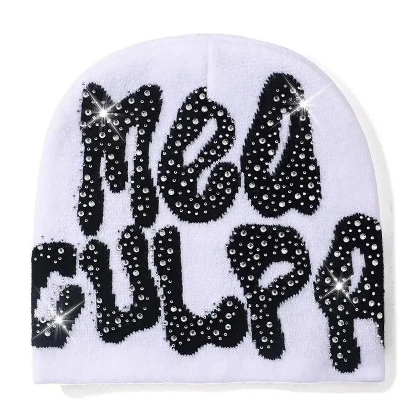 Soft Stretch Knitted Slouchy Cap For Casual Spring & Autumn Wear