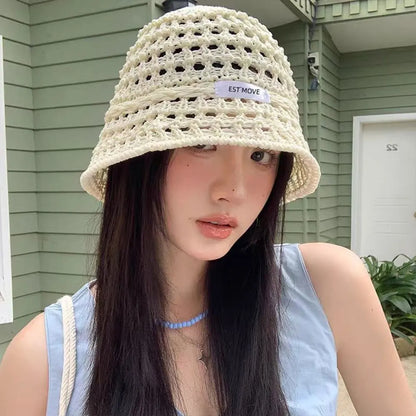 Solid Color Sunscreen Cap Basin Cap Summer Sun Hat