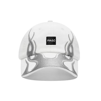 Flame Cotton Washed Baseball Hats