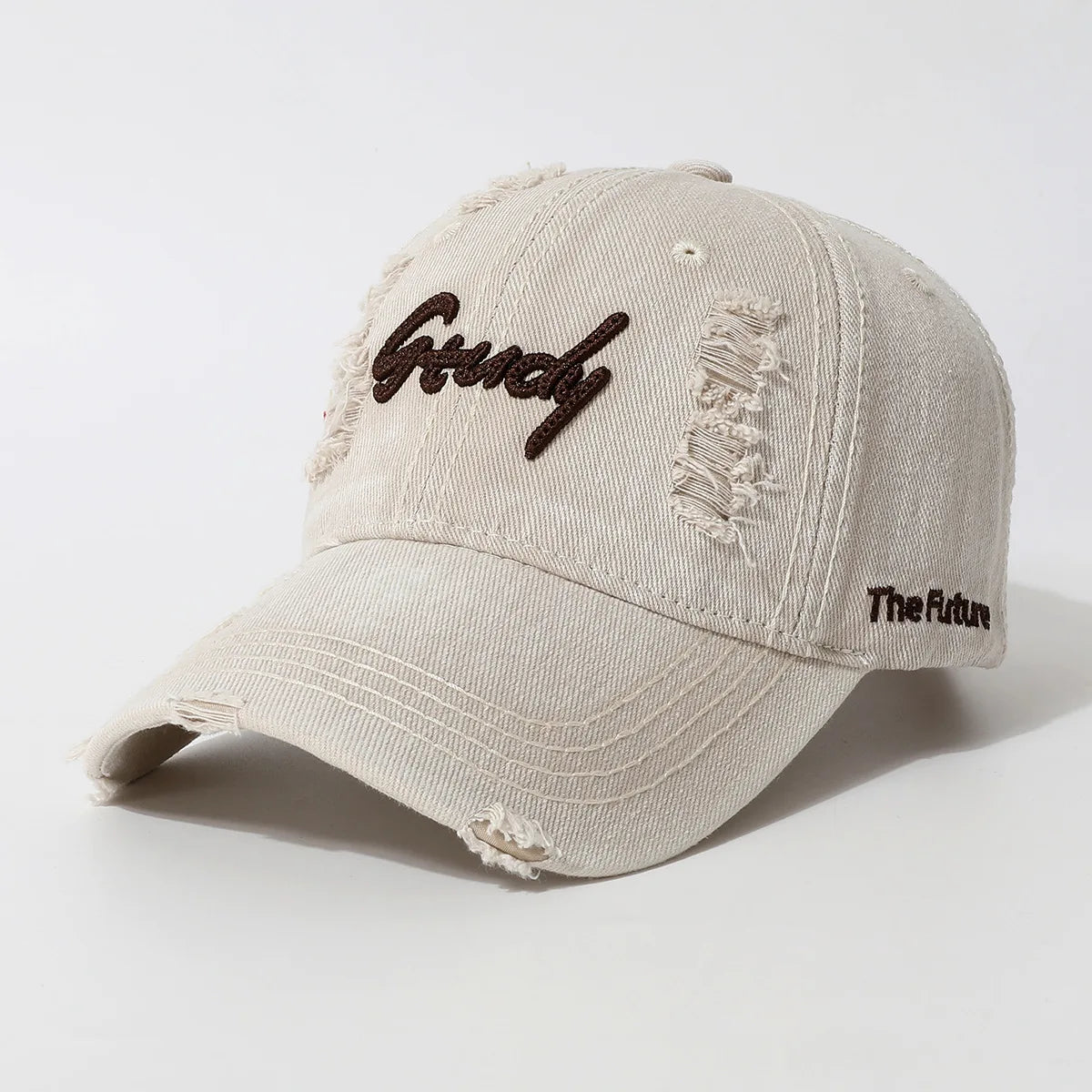 Vintage Korean Distressed Baseball Cap