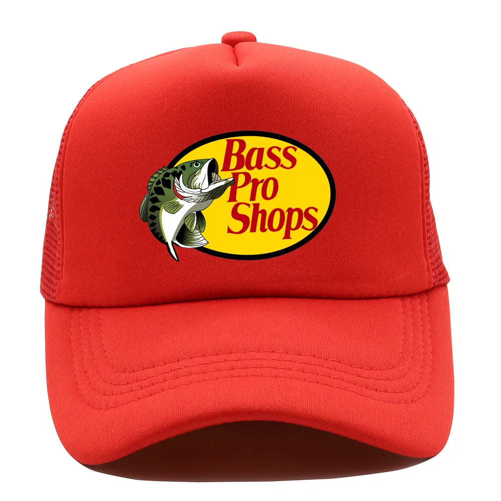 Fashion Fish Trucker Caps Men Funny Fishing Printing Hat Baseball Cap