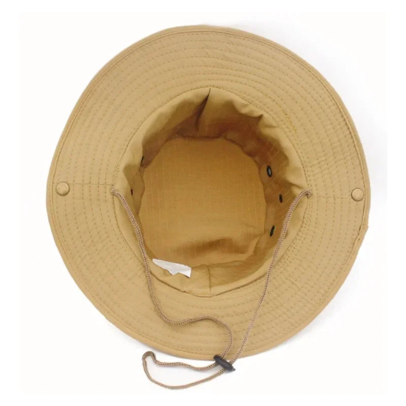 Men & Women Sun Hat Camouflage Cap Outdoor Sports Sun Bucket Cap 60cm
