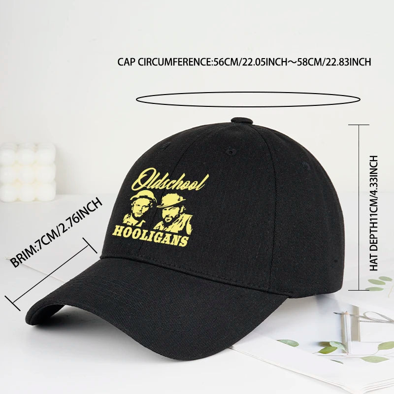 Vintage Gang-Style Distressed Washed Baseball Cap